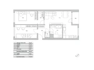 Prodej bytu 3+kk, Praha - Černý Most, Pospíchalova, 73 m2