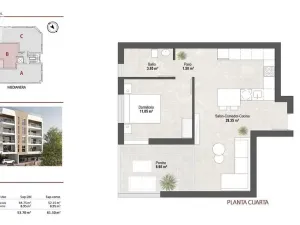 Prodej bytu 2+kk, San Pedro del Pinatar, Murcia, Španělsko, 61 m2