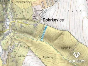 Prodej podílu zahrady, Dobrkovice, 886 m2