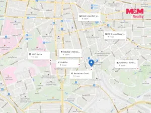 Pronájem bytu 1+1, Praha - Vinohrady, Šafaříkova, 31 m2