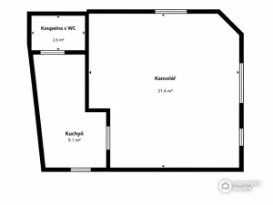 Pronájem kanceláře, Velká Bíteš, Lánice, 43 m2