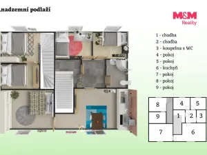 Prodej rodinného domu, Kladno, Újezdská, 134 m2