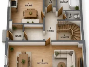 Prodej rodinného domu, Polná, Škarkova, 180 m2