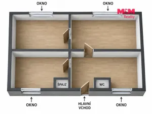 Prodej rodinného domu, Ostrava - Slezská Ostrava, Fišerova, 55 m2