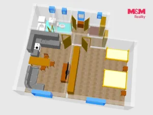 Prodej bytu 2+kk, Pardubice - Zelené Předměstí, Devotyho, 53 m2