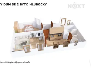Prodej rodinného domu, Hlubočky, Olomoucká, 100 m2