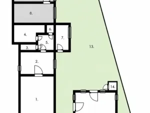 Prodej zemědělské usedlosti, Protivín - Chvaletice, 70 m2