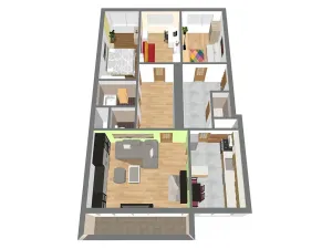 Prodej bytu 4+1, Praha - Podolí, Hudečkova, 108 m2