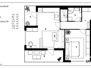 Prodej bytu 2+kk, Pardubice, Na Spravedlnosti, 65 m2