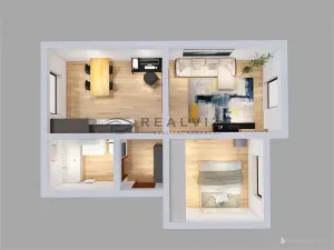 Prodej bytu 2+1, České Budějovice, Pražská tř., 52 m2