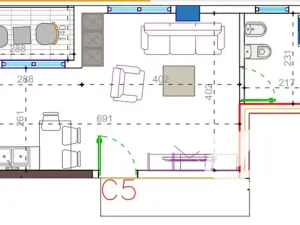 Prodej bytu 1+kk, Kavaja, Albánie, 44 m2