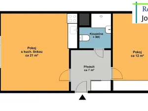 Prodej bytu 2+kk, Liberec, Jeřmanická, 43 m2