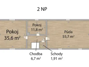 Prodej rodinného domu, Kožlany - Dřevec, 208 m2