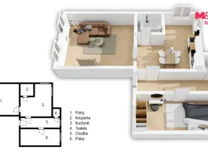 Pronájem rodinného domu, Žacléř, J. A. Komenského, 67 m2