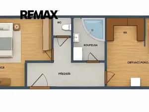 Pronájem bytu 2+kk, Praha - Břevnov, Heleny Malířové, 68 m2