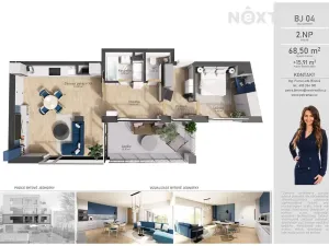 Prodej bytu 2+kk, Praha, 84 m2