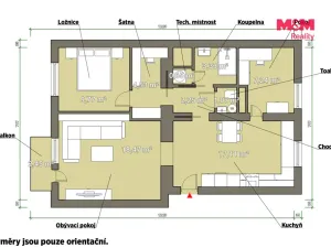 Pronájem bytu 3+kk, Plzeň - Jižní Předměstí, Čermákova, 66 m2