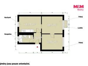 Prodej bytu 2+1, Zbůch, Plzeňská, 49 m2
