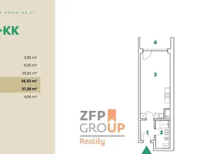Prodej bytu 1+kk, Mladá Boleslav, 74 m2