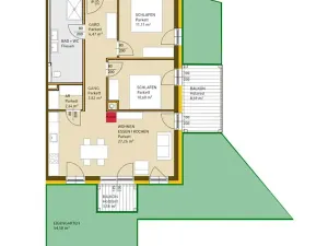 Prodej bytu 3+kk, Tauplitz, Rakousko, 71 m2