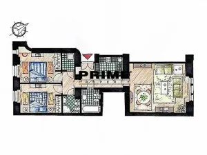 Pronájem bytu 3+1, Praha - Nové Město, 80 m2