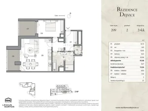 Prodej bytu 2+kk, Praha - Dejvice, U dejvického rybníčku, 74 m2