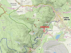 Prodej zahrady, Horní Jiřetín - Černice, 1628 m2