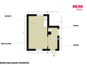 Prodej chaty, Dolany, 21 m2