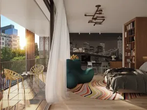 Prodej bytu 1+kk, Praha - Holešovice, Dělnická, 40 m2