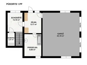 Pronájem rodinného domu, Benátky, 241 m2