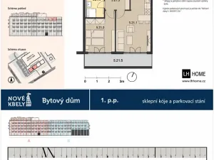 Pronájem bytu 2+kk, Praha, Polaneckého, 52 m2