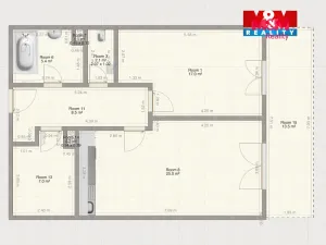 Pronájem bytu 2+kk, Plzeň, Safírová, 66 m2