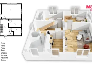 Pronájem bytu 3+1, Rychnov nad Kněžnou, Jabloňová alej, 70 m2