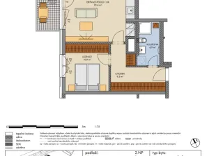 Prodej bytu 2+kk, Kralupy nad Vltavou, Nádražní, 52 m2