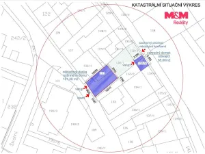 Prodej pozemku pro bydlení, Moravský Krumlov, Palackého, 343 m2