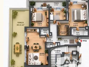 Prodej bytu 4+kk, Burgas, Bulharsko, 183 m2
