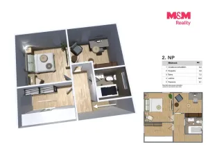 Prodej rodinného domu, Nehvizdy, Javorová, 80 m2