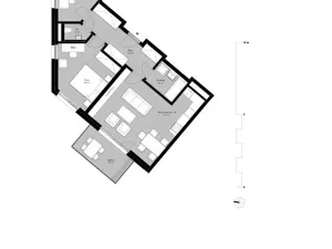 Pronájem bytu 3+kk, Praha - Modřany, Kolmanova, 73 m2