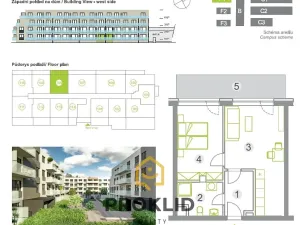 Pronájem bytu 2+kk, Olomouc, Třída Jiřího Pelikána, 57 m2