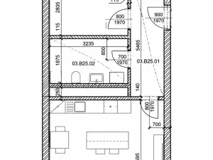 Pronájem bytu 2+kk, Svitavy, Říční, 50 m2
