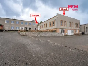 Pronájem výrobních prostor, Miličín, 850 m2