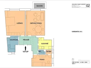 Prodej bytu 3+1, Brno, 80 m2