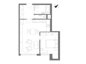 Pronájem bytu 2+kk, Praha, Davídkova, 60 m2