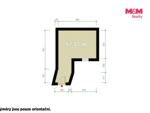 Prodej skladu, Praha, Jugoslávských partyzánů, 16 m2