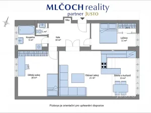 Pronájem bytu 3+kk, Brno, Tábor, 81 m2