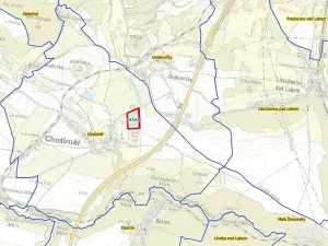 Prodej podílu sadu/vinice, Chotiměř, 4287 m2