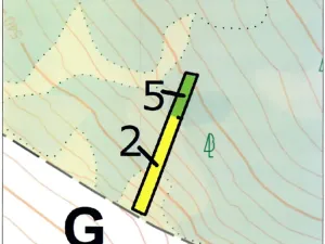 Prodej lesa, Radkovice u Budče, 755 m2
