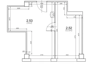 Pronájem ordinace, Neratovice, Alšova, 32 m2