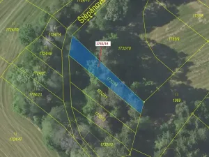 Dražba pozemku, Soutice, 417 m2