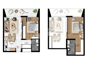 Prodej bytu 1+1, Bogazi, Kypr, 55 m2